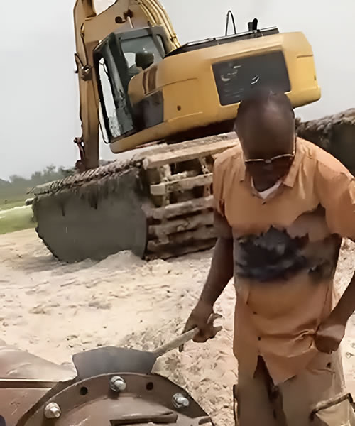 Linkway Construction civil engineering site in Port Harcourt